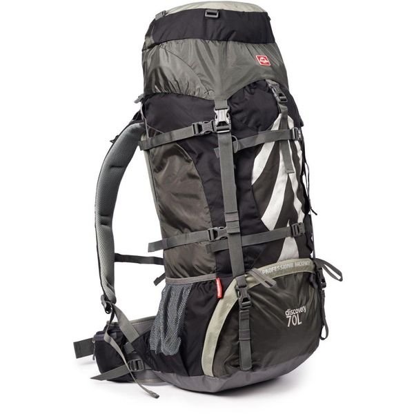 Рюкзак туристичний Naturehike NH70B070-B, 70 л + 5 л, чорно-сірий 2349773610 фото