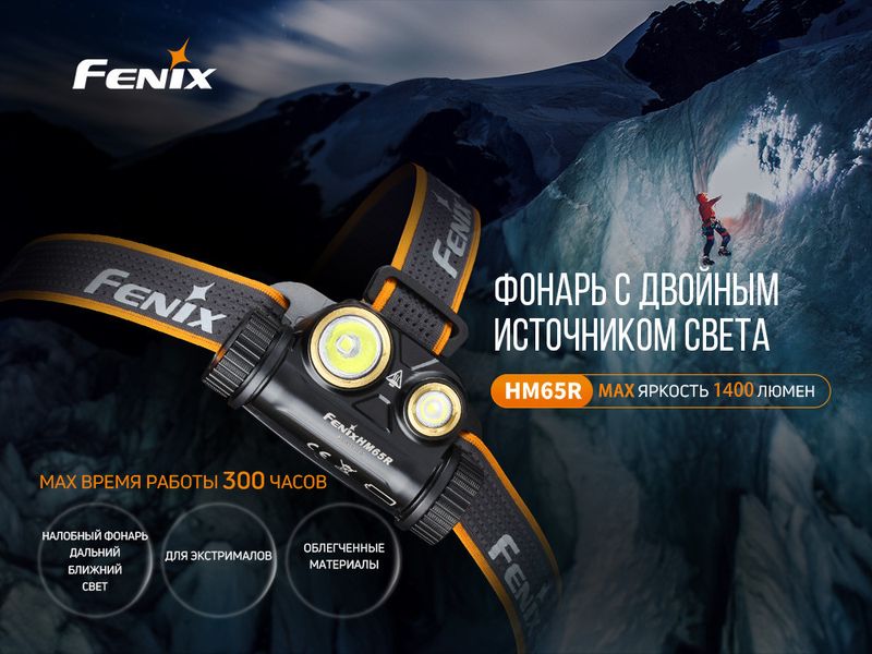 Ліхтар налобний Fenix HM65R 2349773000 фото