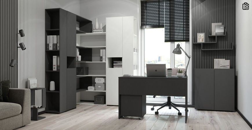 Пенал Metkas Home B003U, 400&times;350&times;2130 мм, ЛДСП Кашемір-Білий сніг (MB003UKW) 2770833995 фото