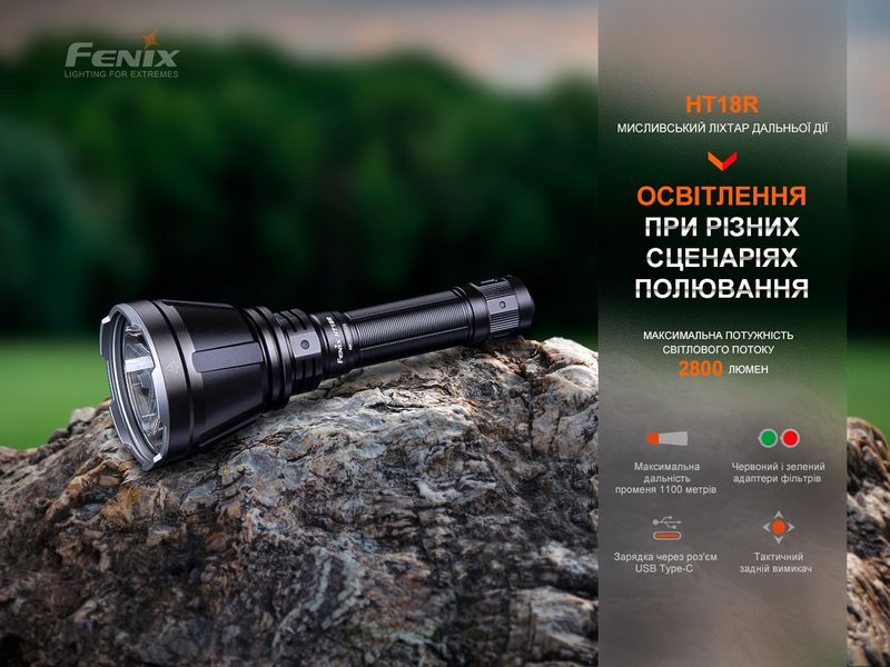 Далекобійний ліхтар Fenix HT18R 2349907059 фото