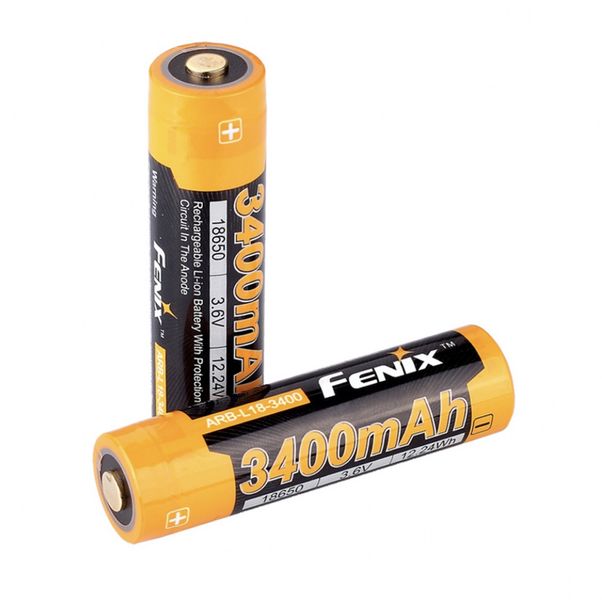 Аккумулятор 18650 Fenix ​​3400 mAh ARB-L18-3400 1749909466 фото