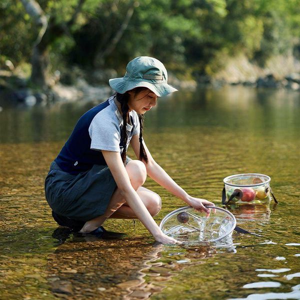 Складаний контейнер для води з ПВХ Naturehike NH20SJ040, 10л, прозорий 2349908172 фото