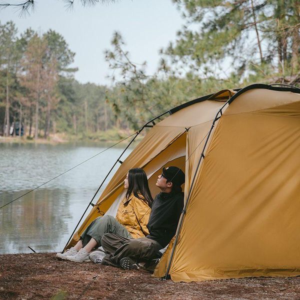 Намет двокімнатний Naturehike CNH22ZP028, гірчичний 2349908161 фото