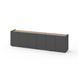 Тумба TV Metkas Home B026 2000х350х530 мм, ЛДСП, Антрацит-Дуб Артизан (MB026ADA)