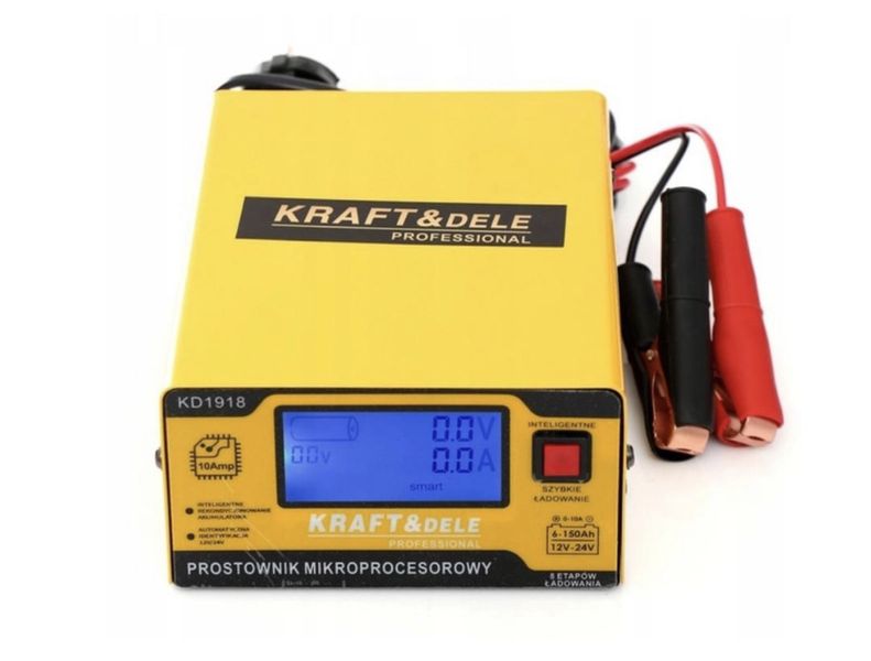 Зарядное устройство Kraft&Dele KD1918 10A 12-24V Микропроцессорный 2009621991 фото