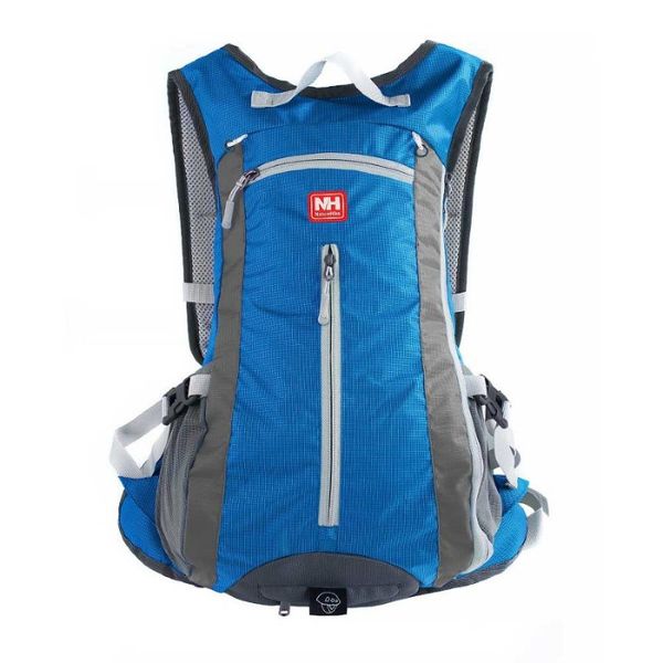 Велорюкзак з чохлом для шолома Naturehike 15 л sky blue NH15C001-B, блакитний 2349907078 фото