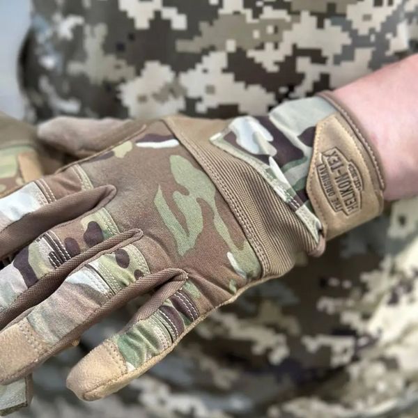 Рукавички тактичні Helikon-Tex Range Tactical Gloves - PenCott WildWood / Coyote A, розмір S 2349911655 фото