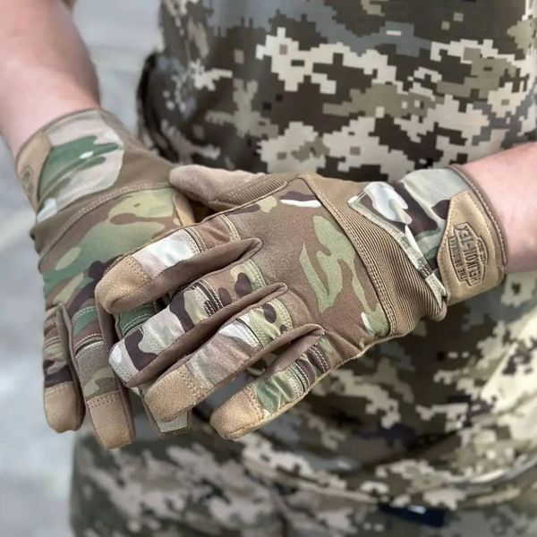 Рукавички тактичні Helikon-Tex Range Tactical Gloves - PenCott WildWood / Coyote A, розмір S 2349911655 фото