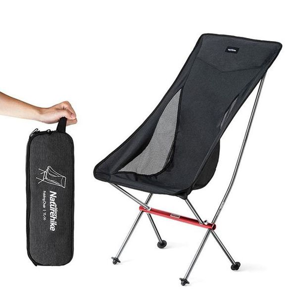 Крісло складане NaturehikeYL06 Alu Folding Moon Chair NH18Y060-Z, чорний 2349900541 фото