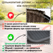 Набор комплект садовой мебели 4Points Monza-3 квадратный стол и 3 кресла из ротанга для сада кафе чёрный 2931783979 фото 12