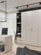 Шкаф распашной для одежды Metkas Home A001L 800х420х2300 ЛДСП Белый снег (MA001LW) 2770834333 фото 5