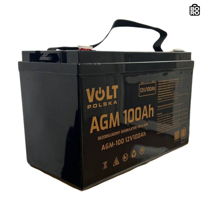 Комплект резервного живлення | Volt Polska SINUS PRO 900 E PLUS 12/230V 600/900W + Акумулятор AGM 12V 100 Ah (6AKUXAG100) 3198364305 фото
