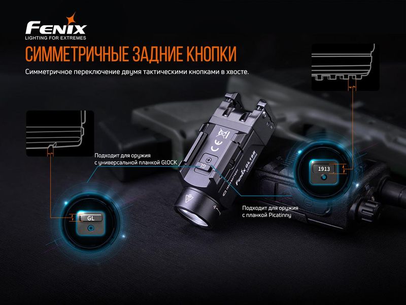 Ліхтар до пістолета Fenix GL19R 2349773728 фото