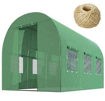 Теплица-парник садовая | 6 м&sup2; (300&times;200&times;200 см) | Plonos | Металлический каркас, армированная пленка UV-4 | 6 окон с 2672992934 фото