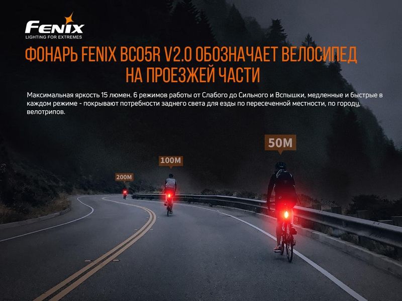 Велофара задня Fenix BC05R V2.0 2349773705 фото