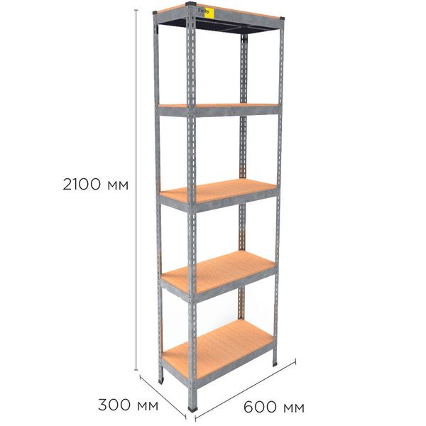 Металлический стеллаж MRL-2100 ( 600x300) оцинкованный 1813223287 фото