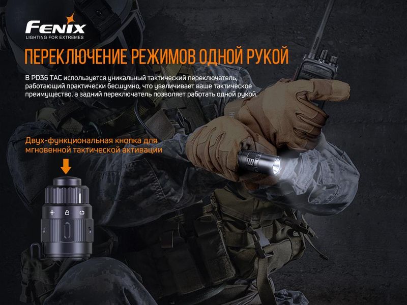 Ліхтар ручний Fenix PD36TAC 2349773565 фото