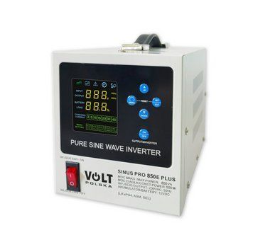Гібридне ДБЖ/інвертор Volt Polska SINUS PRO 850 E PLUS 12/230V 500/850W (3SPM08012M) 3198364312 фото