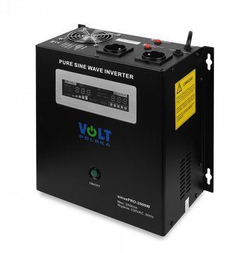 Гібридний ДБЖ/інвертор Volt Polska SINUS PRO 2500 W 24/230V 1800/2500W (3SP250024W) 3198364314 фото