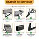 Шезлонг-кровать | Серый | до 150 кг | 178 x 66 x 98 см | с матрасом | LEOBRO LB-1141 | для дома, дачи и отдыха 3111171231 фото 3