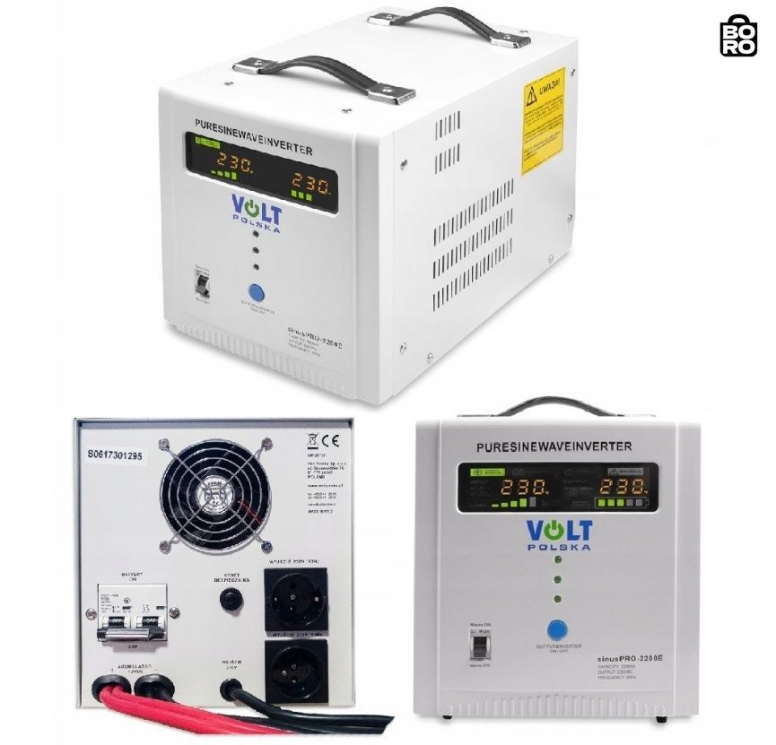 ИБП/инвертор | Volt Polska SINUS PRO 2200 E 12/230V 1600/2200W (3SP092212E) 3198364315 фото