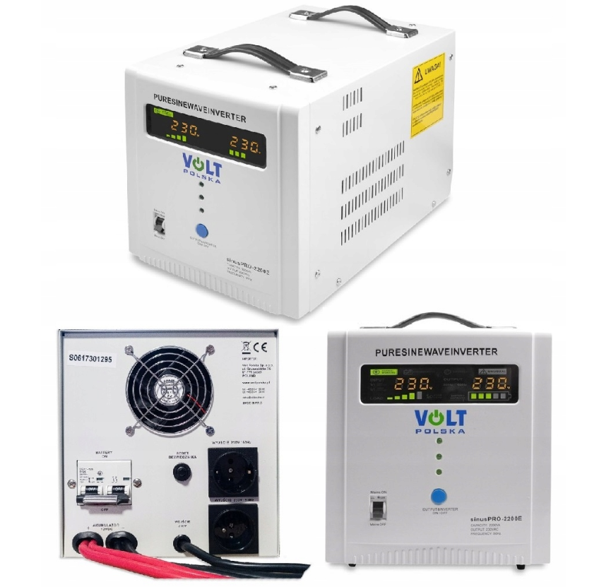 ИБП/инвертор | Volt Polska SINUS PRO 2200 E 12/230V 1600/2200W (3SP092212E)