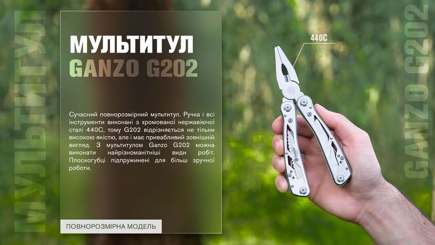 Мультитул Multi Tool Ganzo G202 2349772930 фото