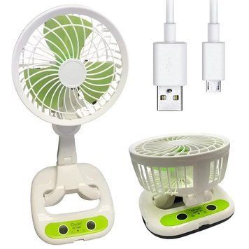 Ручной вентилятор | с LED-подсветкой | аккумуляторный | для дома, офиса, дороги и отдыха 3119172839 фото