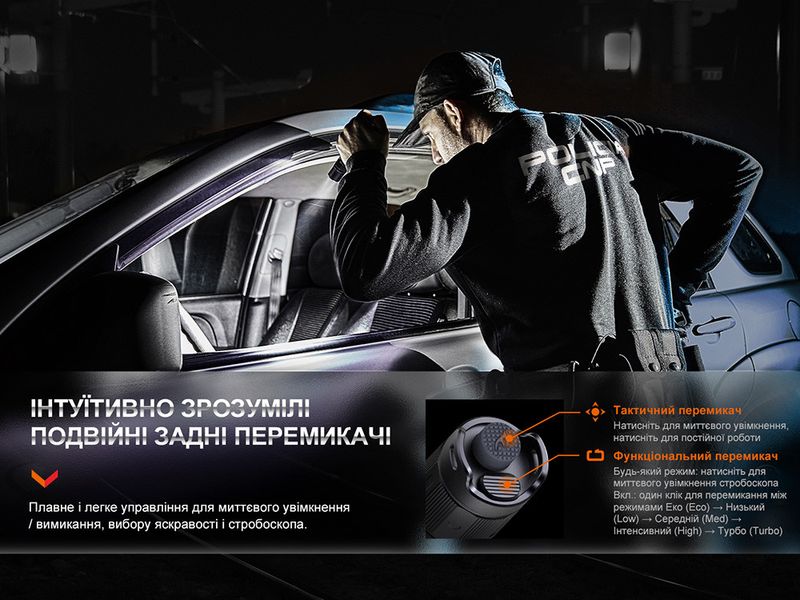 Ліхтар тактичний акумуляторний Fenix PD35R 2349900644 фото