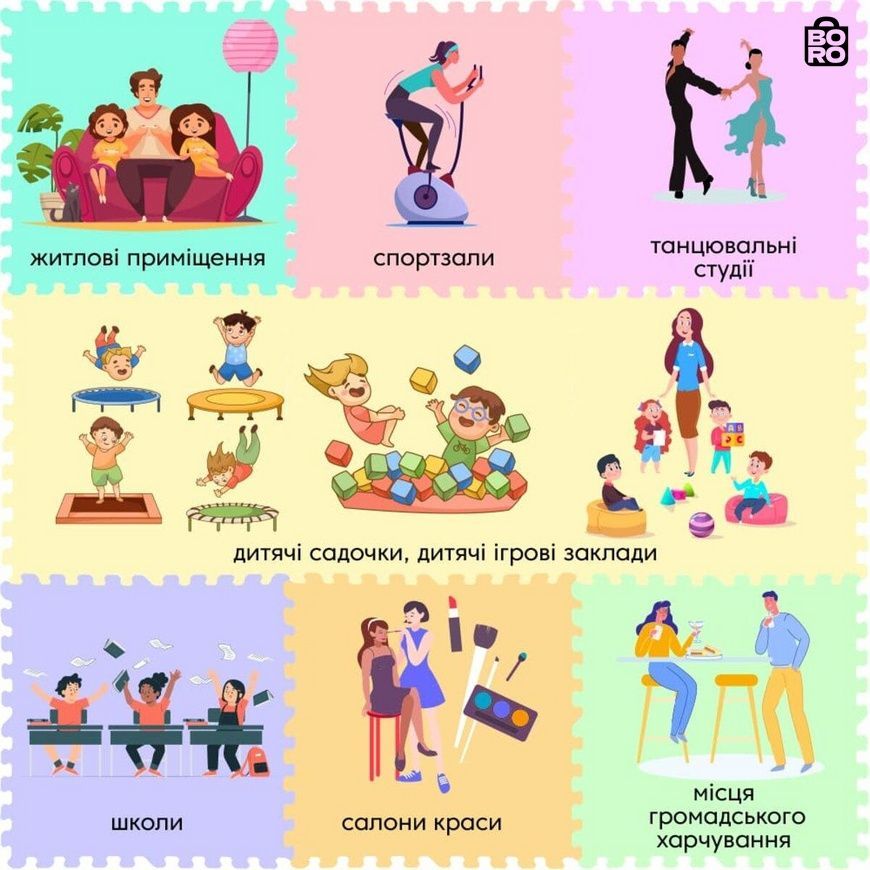 Модульна підлога-пазл | 60&times;60&times;1 см | Зелена трава | EVA, замкове з&rsquo;єднання | Sticker wall SW-00000153 | для дому та дитячої кімнати 2785003558 фото