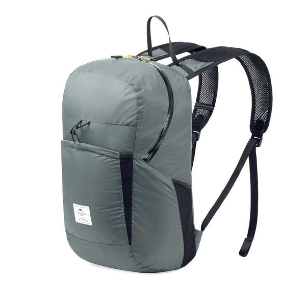 Рюкзак компактний Naturehike Ultralight NH17A017-B 22 л, сірий 2349773755 фото