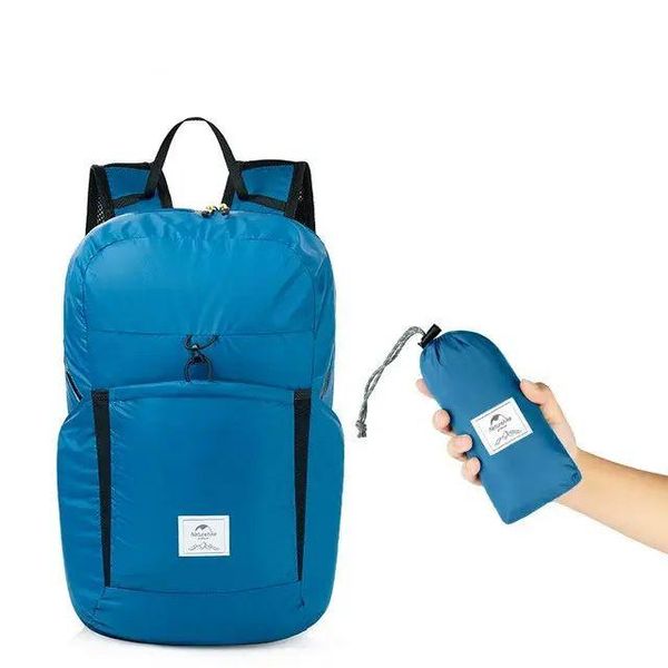 Рюкзак компактний Naturehike Ultralight NH17A017-B 22 л, блакитний 2349773756 фото