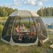 Садова альтанка | Бежевий/чорний | 354 x 354 x 213 см | москітна сітка | MEBEL ELITE CAMA 354 | для саду, тераси та відпочинку 3111171240 фото 1
