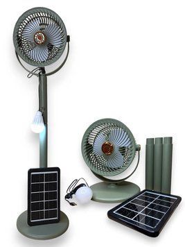 Напольный вентилятор | 5 скоростей | с LED-подсветкой | аккумуляторный | для дома, офиса и летней прохлады 3119003386 фото
