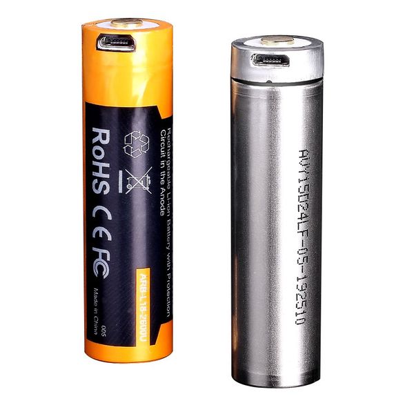 Акумулятор 18650 Fenix (3500 mAh) micro usb зарядка 2349773391 фото