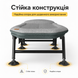 Ліжко-розкладачка | Сірий | до 150 кг | 197x65x35 см | з матрацом | з підголівником | WCG FB-S15 | для дому, дачі та відпочинку 2666620919 фото 3