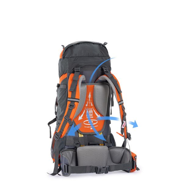 Рюкзак туристичний Naturehike NH70B070-B, 70 л + 5 л, блакитний 2349773612 фото