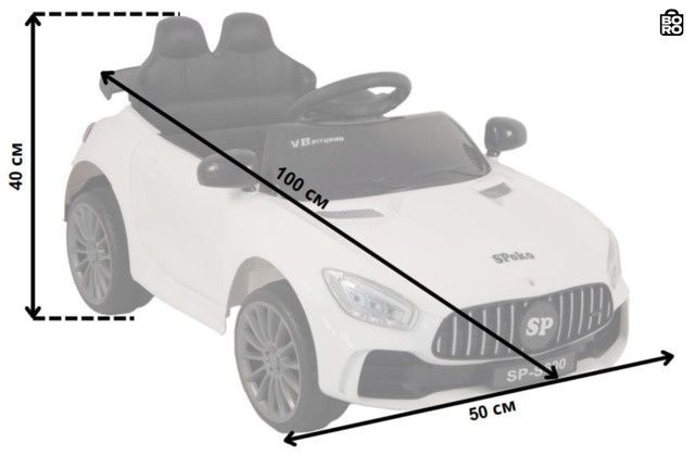 Дитячий електромобіль Spoko SP-S600 білий 2325 фото