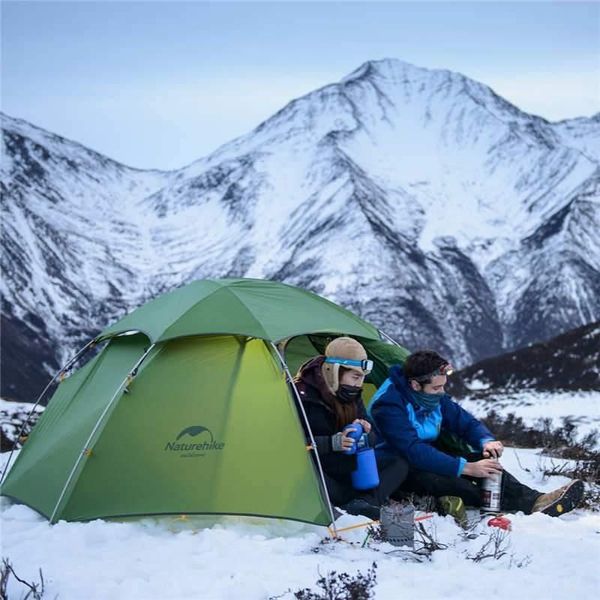 Намет двомісний зі сферичним куполом Naturehike Cloud Peak 2 NH17K240-Y 20D, темно-зелений 2350034067 фото