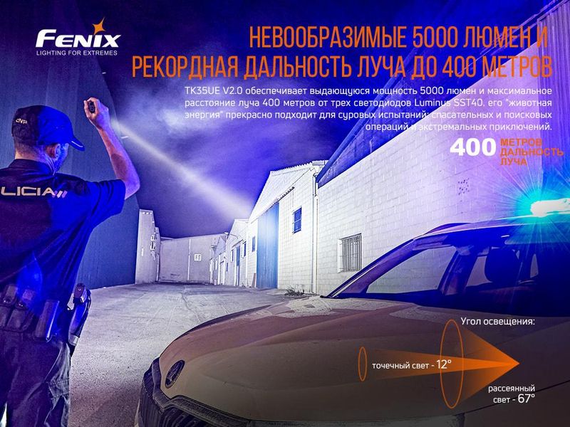 Ліхтар ручний Fenix TK35UE V2.0 2349773590 фото