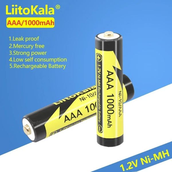 Акумулятор LiitoKala Ni-10/AAA 1.2V AAA 1000mAh battery 2349908234 фото