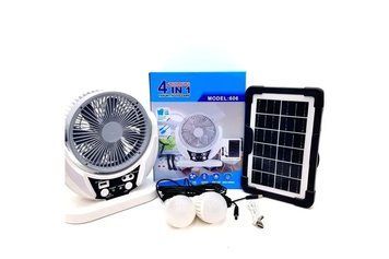 Ручной вентилятор | 6 Вт | 2 скорости | с LED-подсветкой | для дома, офиса, дороги и отдыха 3119172857 фото