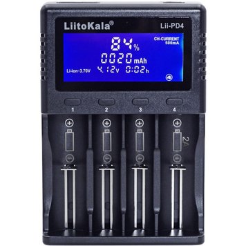 Зарядний пристрій Liitokala Lii-PD4+car EU charger 2349908236 фото