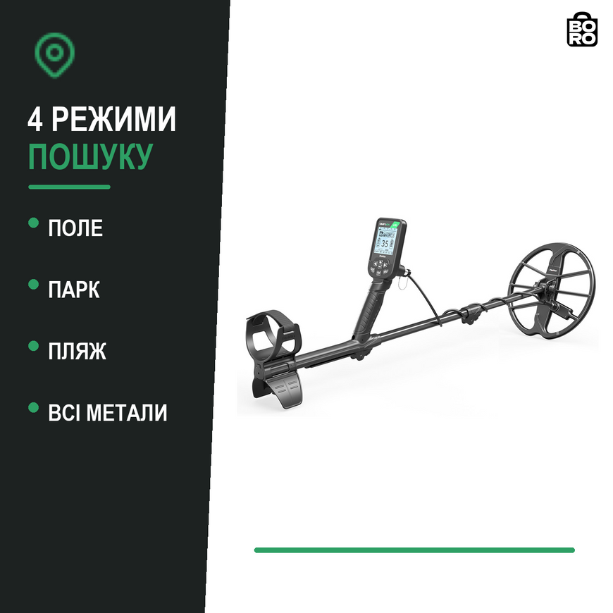 Ґрунтовий металошукач Nokta Simplex Lite | котушка DD 28 см | 4 режими | IP68 до 5 м | 1,2 кг 3184620446 фото